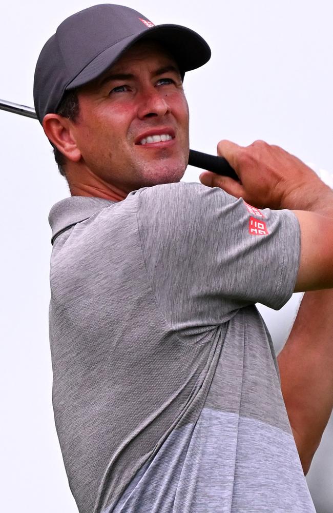 Adam Scott playing the Australian PGA Championship at Royal Queensland Golf Club. Picture: Getty Images