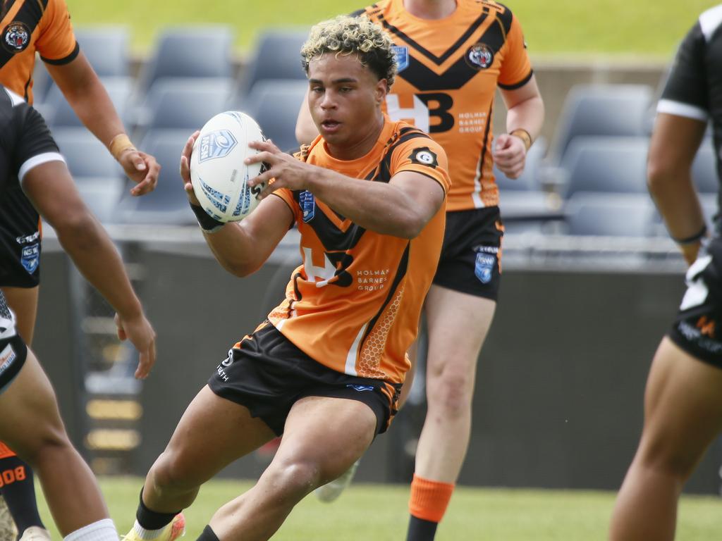 XavierTauaifaiga had a day out for Balmain in round six. Picture: Warren Gannon Photography