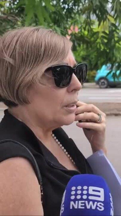 'It's just a bit more than a bird shit': Suzi Milgate speaks outside local court 