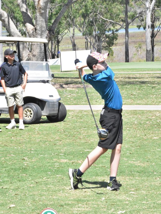 Rockhampton's Lachlan Applewaite (boys 11 years) at the US Kids Golf Foundation Australian Open at the Rockhampton Golf Club on September 27.
