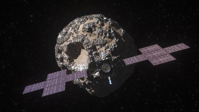 An asteroid will sweep by Earth this week in our fourth closest encounter ever. Picture: Artist’s impression, NASA