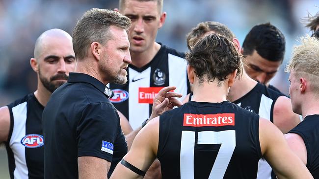 Nathan Buckley never had a chance to ease into footy’s hottest seat.