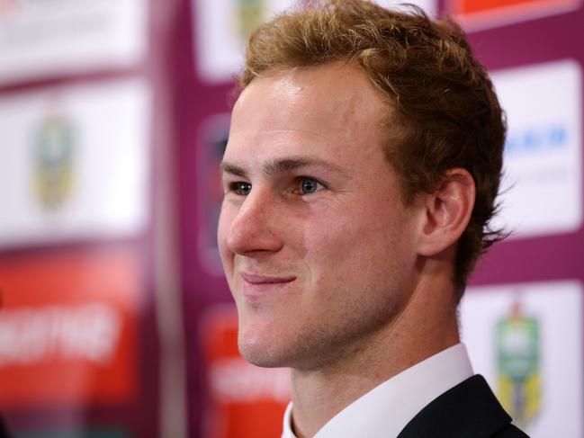 Daly Cherry-Evans in 2015 after he resigning with the Manly following his Gold Coast backflip. Picture: Gregg Porteous