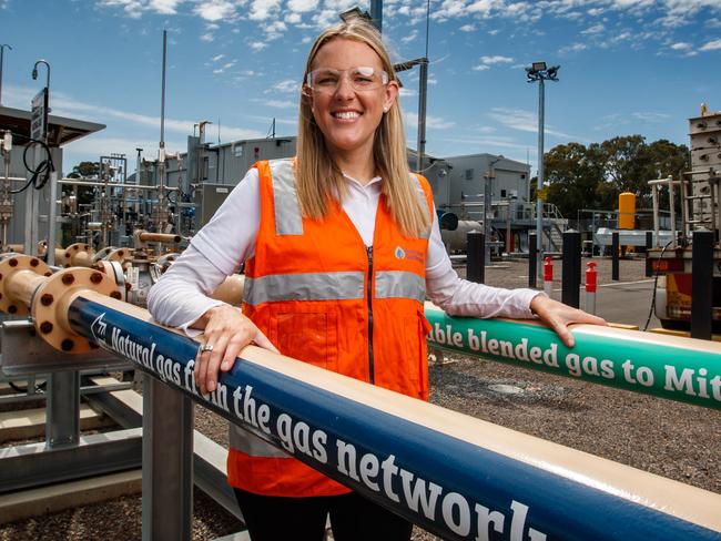 Australian Gas Infrastructure Group’s head of strategy and innovation Kristin Raman. Picture Matt Turner.