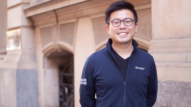 Airtasker chief executive officer Tim Fung. His company is high on Hatch’s Hot List. Picture: Supplied