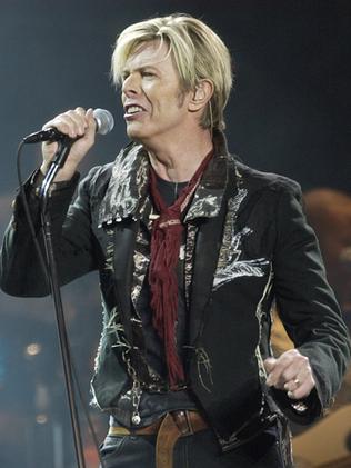 2003 ... singer/songwriter David Bowie on his <i>A Reality Tour</i>, in New York. Picture: AP