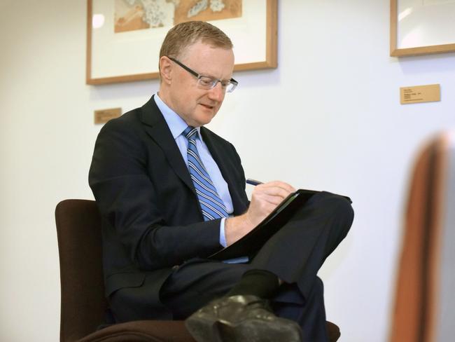 Philip Lowe, governor of the Reserve Bank of Australia. Picture: Mark Graham