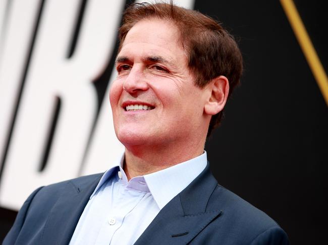 (FILES) In this file photo taken on June 24, 2019, Mark Cuban attends the 2019 NBA Awards at Barker Hangar in Santa Monica, California. - The NBA on February 10, 2021, said all teams will be required to play the US national anthem before games, a day after Dallas Mavericks owner Mark Cuban confirmed he instructed his team not to play it. (Photo by Rich Fury / GETTY IMAGES NORTH AMERICA / AFP)