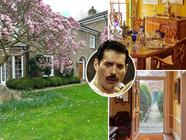 Freddie Mercury’s home listed for the first time since his death