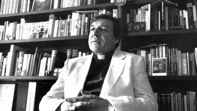 George Pell Melbourne in 1988.