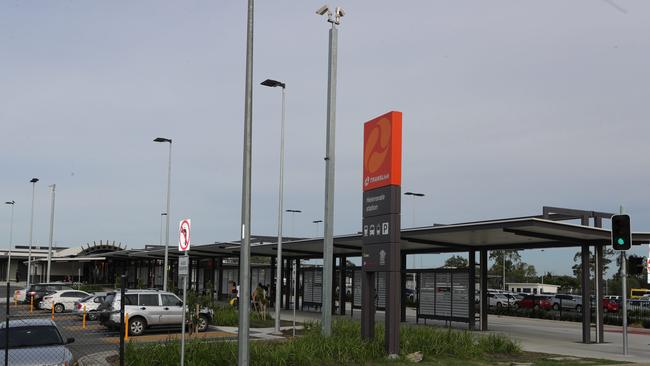 Helensvale Train Station has become a hotbed for violent encounters. Picture: Glenn Hampson