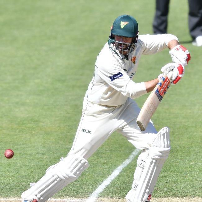 Alex Doolan, in action for Tasmania last season, scored an unbeaten 210 for South Hobart-Sandy Bay at the NTCA. Picture: Mark Brake/Getty Images