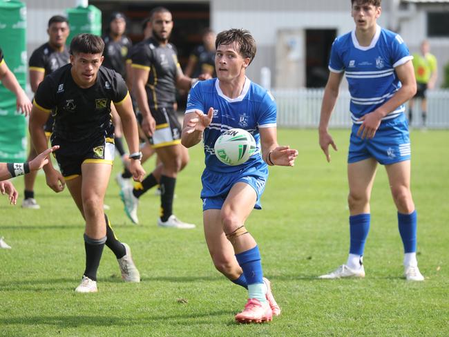 St Dominic's College v Bass Hill HS. Picture: Tim Hunter.