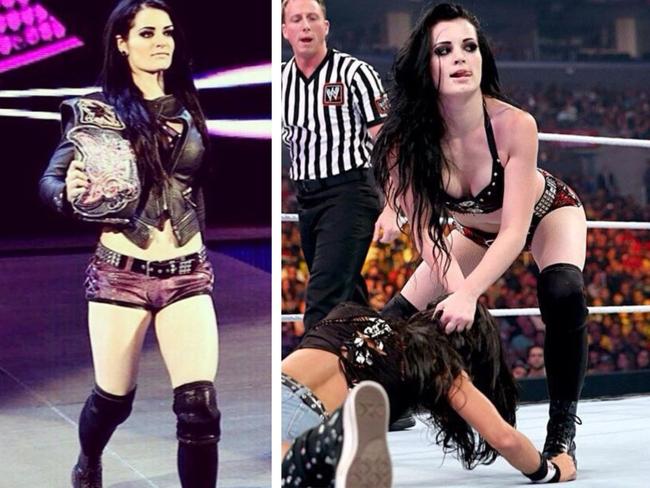 Paige at the height of her WWE career. Photo: Instagram/realpaigewwe