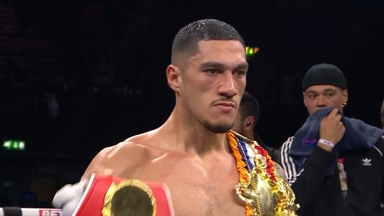 Jai Opetaia defended his world title. Picture: Fox Sports