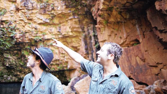 Senior rangers leading a session at Emma Gorge