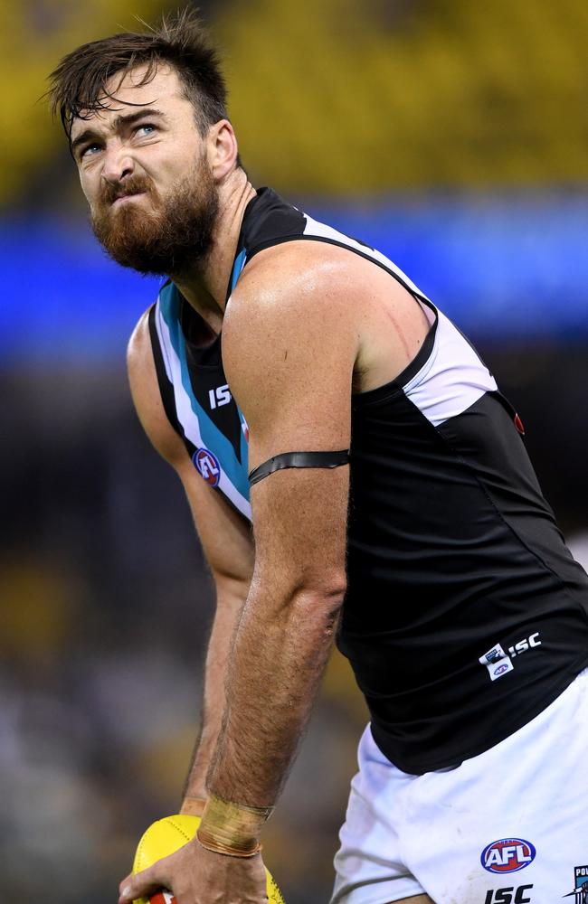 Charlie Dixon has only kicked seven goals in 2018. Picture: AAP Image