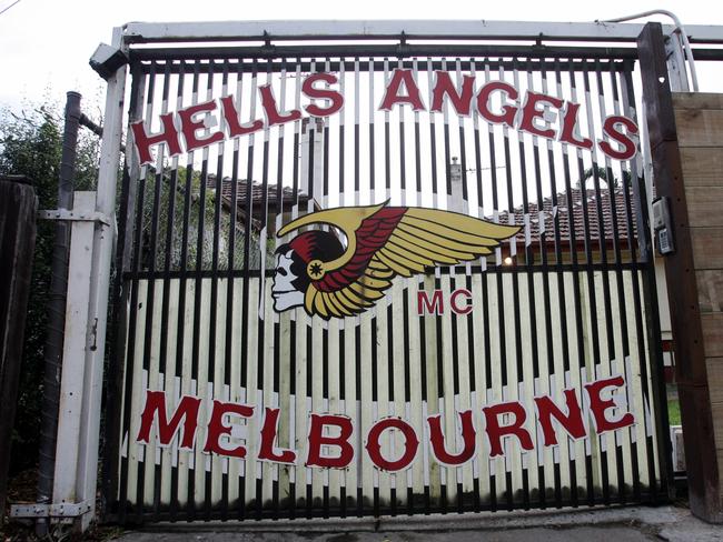 Hells Angels Motorcycle Club Headquarters in Fairfield, Melbourne.