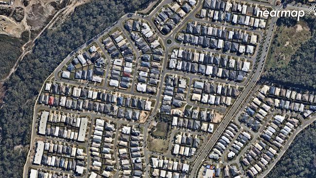 Development at Coomera. Photo: Nearmap