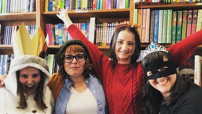 The Younger Sun staff got into the spirit at Love Your Bookshop Day last year.