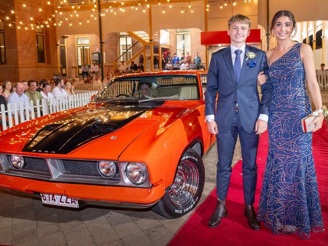 CLASS OF 2024: Townsville Grammar School formal. Students Angus Richardson & Nina Jerome.