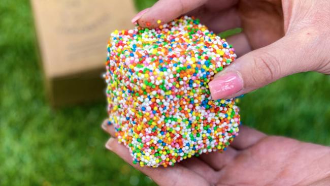 Fairy Bread Lamington. Picture: Jenifer Jagielski