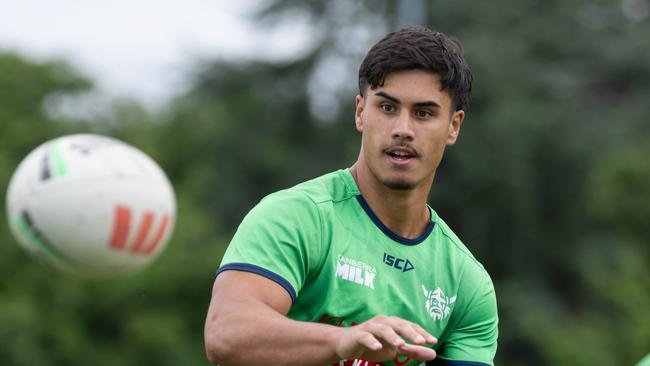 Canberra Raiders young gun Kaeo Weekes. Picture: Supplied/Canberra Raiders