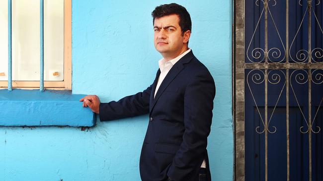 Labor senator Sam Dastyari in Sydney’s Surry Hills. Picture: John Feder.