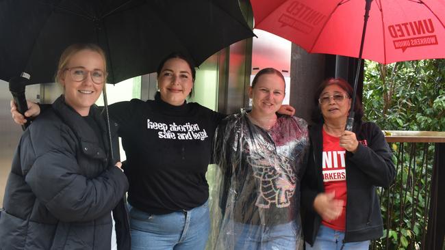 Brittany Cossens, Ashleigh Saunders, Jodie Wickens and Beth Luckel