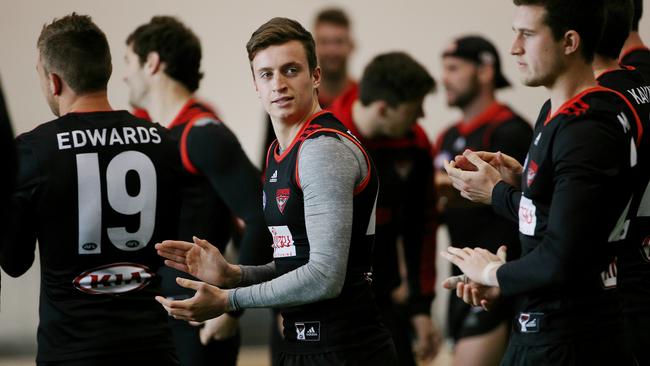 Fantasia during an early training session at the Bombers. Picture: Colleen Petch.