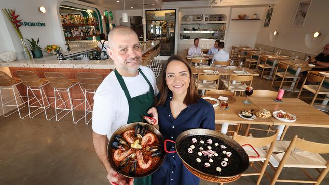 Pachi Rodriguez and Maria Barona from El Porton. Picture: Glenn Hampson