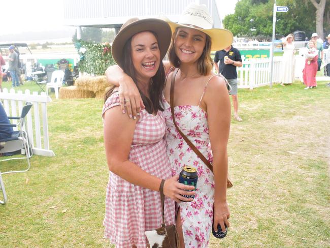 Krystle Paisley and Lily Allen at the Alex Scott &amp; Staff Woolamai Cup on Saturday, February 8, 2025. Picture: Jack Colantuono