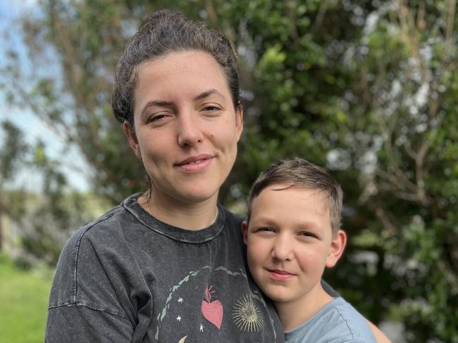 Ms Kuzma said it was her 'destiny' to adopt Maxim and bring him to Australia. Picture: Michaela Harlow