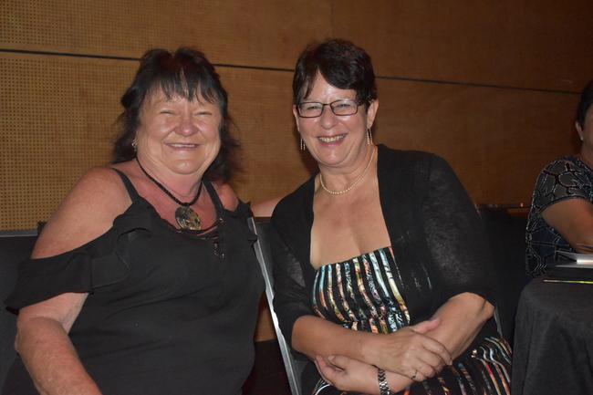 Charmaine Leggatt and Janice Kent at the 2022 Mackay Australia Day Awards at the MECC on January 25, 2022. Picture: Lillian Watkins