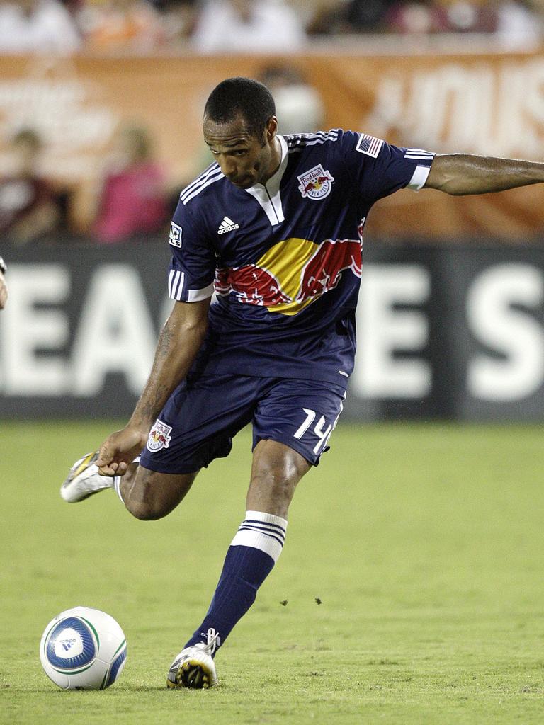 Thierry Henry was one of the biggest names to come to the newly-rebranded New York Red Bulls. Bob Levey/Getty Images/AFP