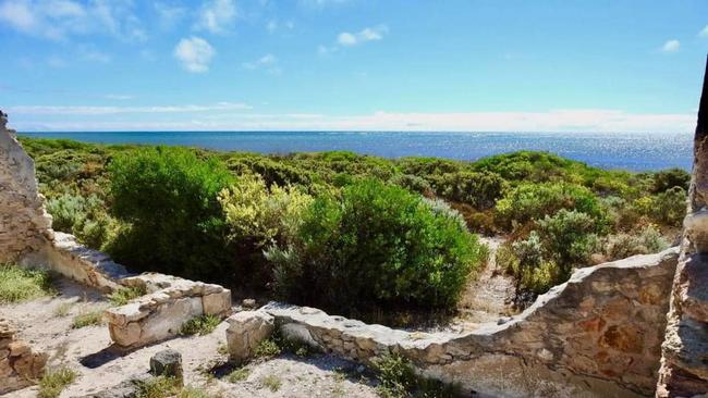 The Cape Jaffa Lighthouse Cottage ruins are located just a peaceful walk or four-wheel-drive away from the township of Cape Jaffa. Picture: Kingston District Council