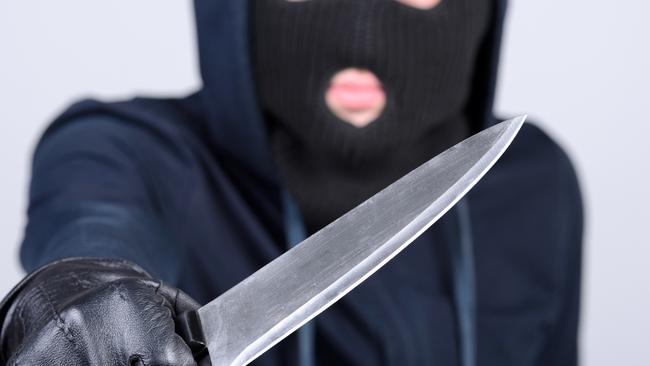 The man allegedly threatened a service station attendent with a knife. ​