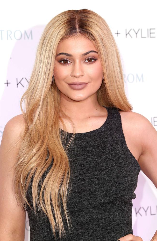 Kylie struts her stuff on the red carpet. Picture: Getty