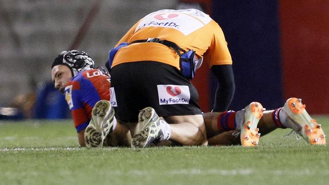 Kalyn Ponga suffers a hamstring tear.