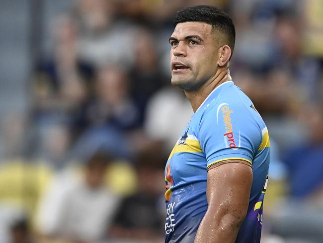 David Fifita has been benched. Picture: Ian Hitchcock/Getty Images