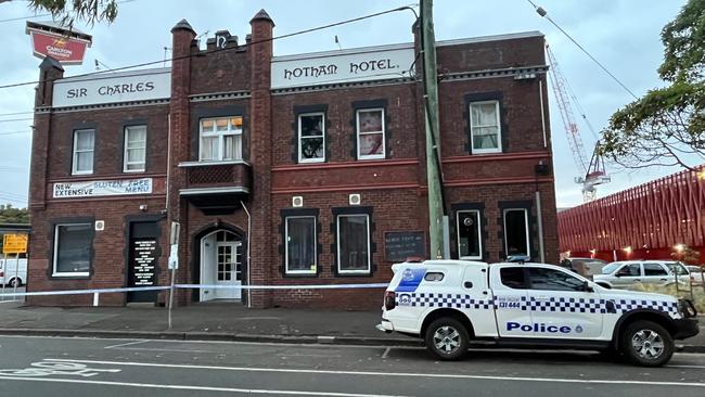 The incident took place in the upstairs accommodation area of the Sir Charles Hotham Hotel. Picture: Eddie Russell