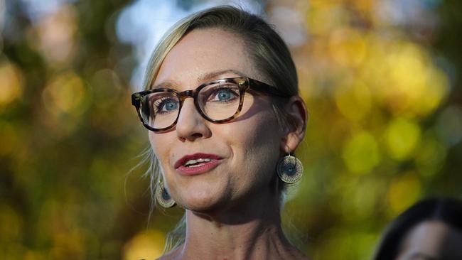 There are great expectations for the newly elected Greens leader Larissa Waters. Picture: Luis Enrique Ascui