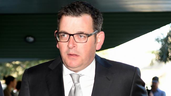 Premier of Victoria Daniel Andrews announces a supervised injecting room for North Richmond. Picture: Nicole Garmston