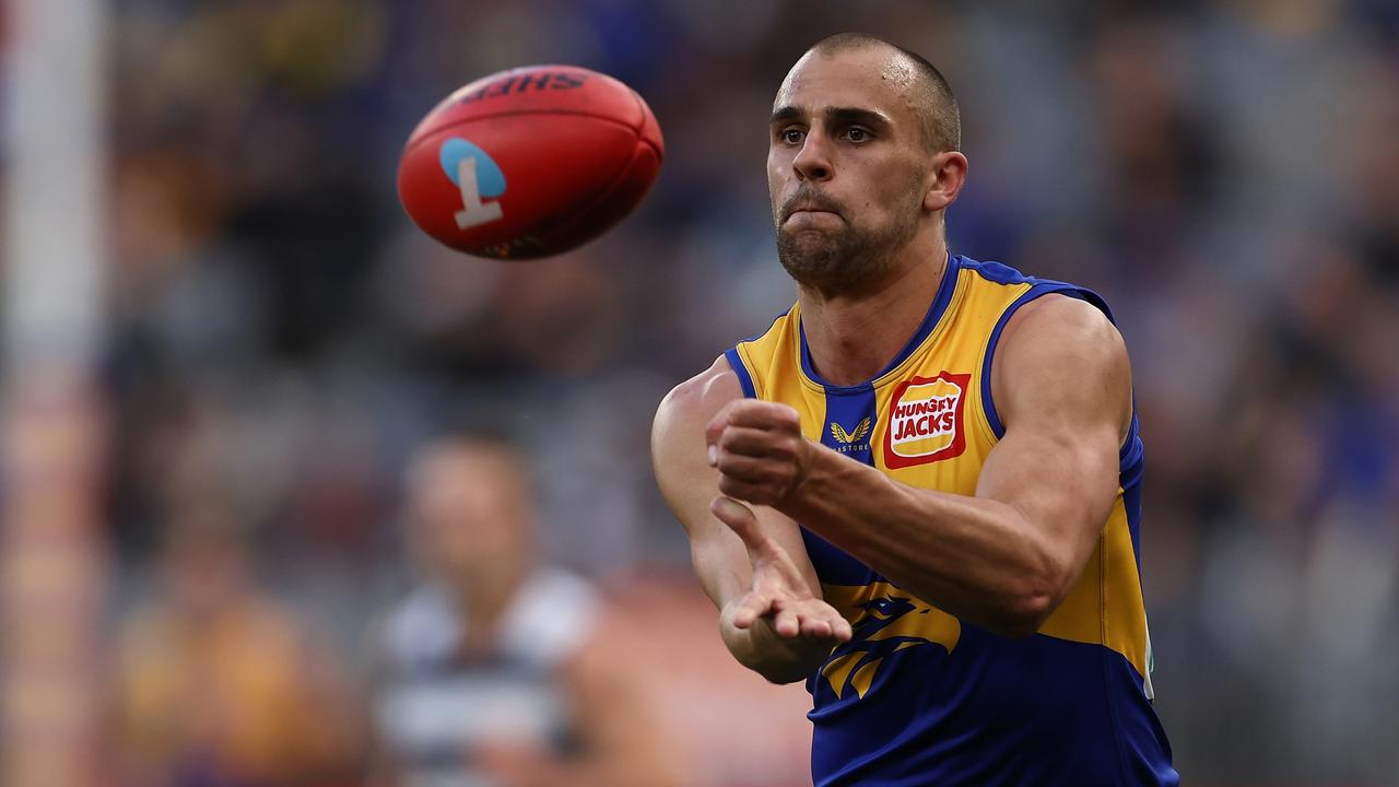 Dom Sheed became a West Coast grand final hero in 2018. Picture: Paul Kane/Getty Images