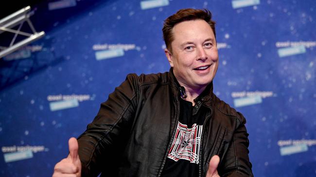 SpaceX CEO Elon Musk to the Tongan’s internet rescue with his Starlink satellite internet. Picture: AFP.