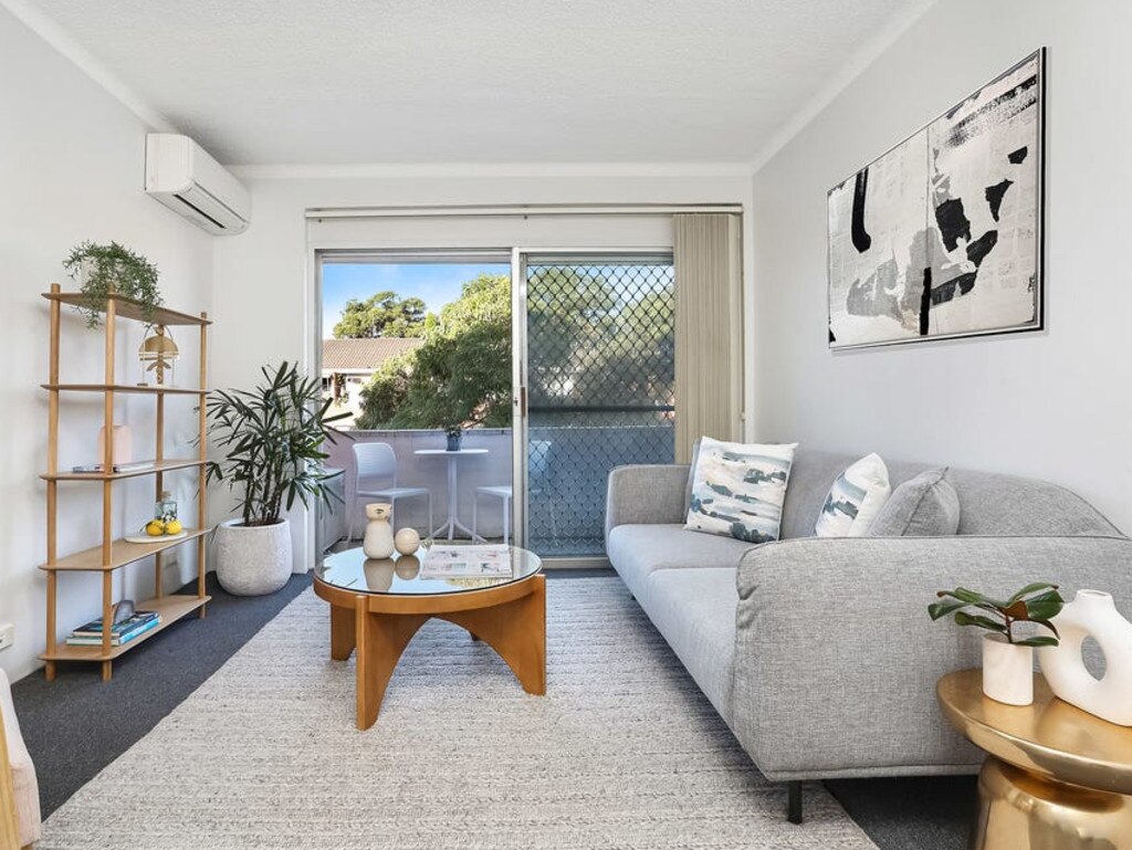 Terry Ryder suggests Hillsdale as a good option for first-time buyers as it is within "striking distance of the beach and a National Park. Westfield Eastgardens and sports facilities". This two-bedroom apartment is listed at $600,000, just under the local median for units. Picture: Supplied