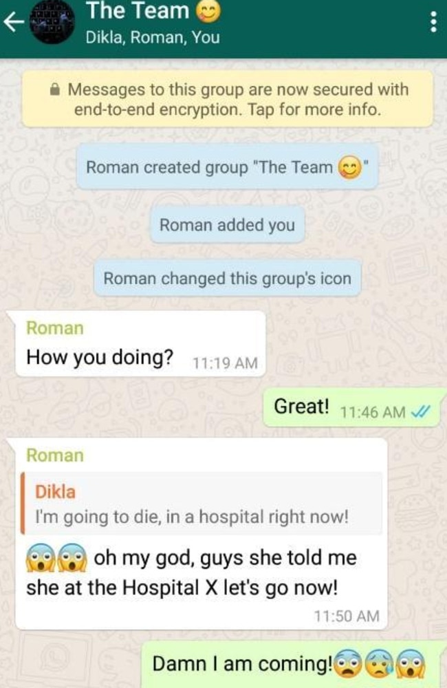 A WhatsApp attacker infiltrates a group message thread (replying ‘Great!’) before quoting and changing that text for it to be sent to the whole group.