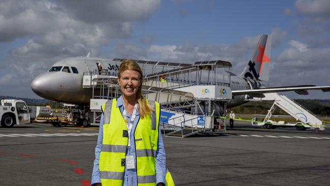 Gold Coast Airport Chief Operating Officer Marion Charlton. Picture: Jerad Williams