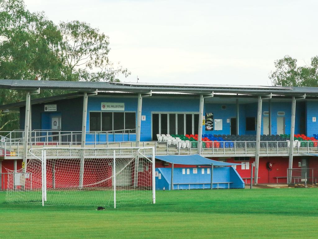 Football Nt Installs Lights On Gray Oval In Palmerston Daily Telegraph