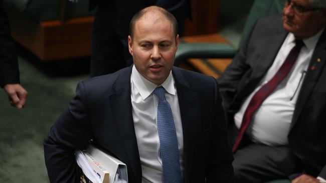 Treasurer Josh Frydenberg ... “It’s not only our privilege to be strong, it’s our duty to be strong and this is where America’s place in the world is so important.” Picture: Gary Ramage